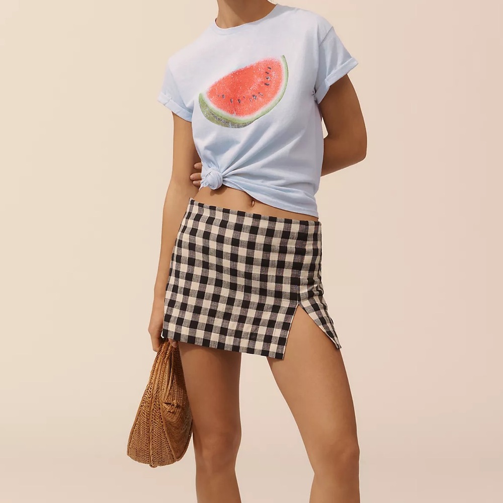 Anthropologie Blue Watermelon Tee - Size XS - NWT